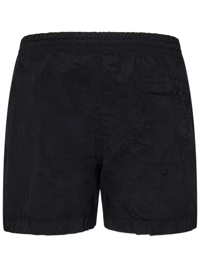 Shop Stone Island Junior Swimsuit In Black