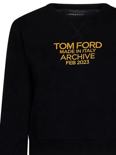 Shop Tom Ford Sweatshirt In Black