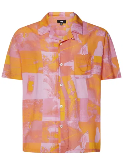 Shop Stussy Shirts In Multicolour