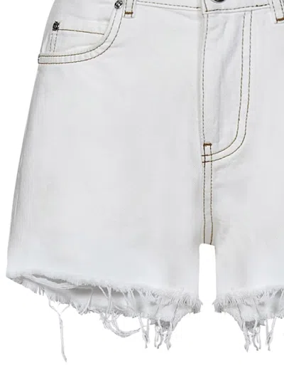 Shop Pinko Honey Shorts In White