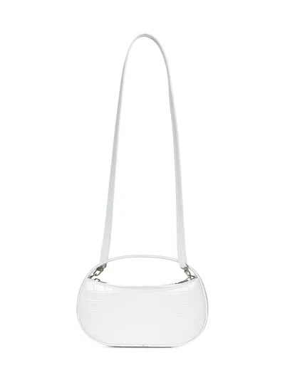 Coperni Women's Swipe Sound Mini Crocodile Effect Handbag In White