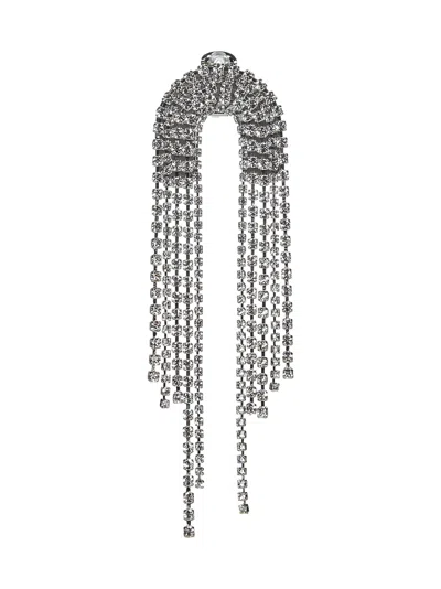 Shop Alexandre Vauthier Cascade Earrings In Silver