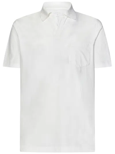 Shop Sease T-shirt Crew Polo Shirt In White