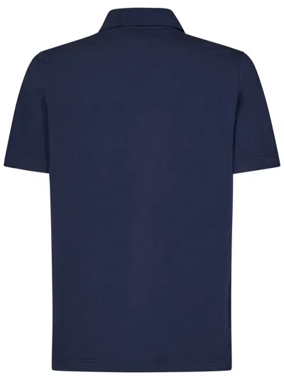 Shop Sease T-shirt Crew Polo Shirt In Blue