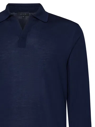 Shop Sease Lasca Polo Shirt In Blue