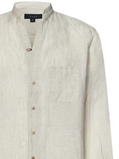 Shop Sease Fish Tail Shirt In Beige