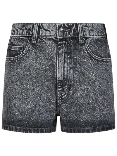 Shop Rotate Birger Christensen Shorts In Grey