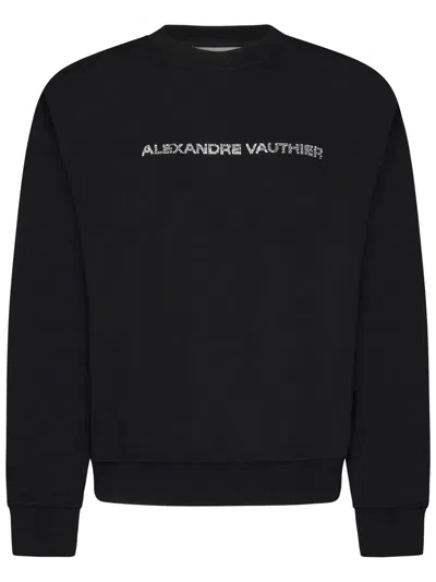 Shop Alexandre Vauthier Sweatshirt In Black