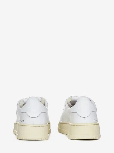 Shop Autry Kids Dallas Low Sneakers In White