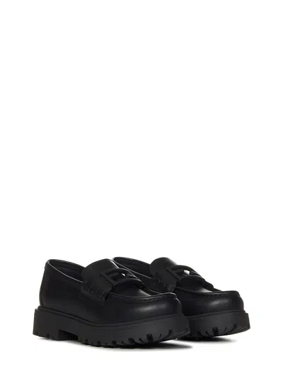 Shop Fendi Kids Loafers In Black