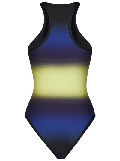 Shop Attico Swimsuit In Multicolour