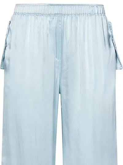 Shop Amen Trousers In Clear Blue