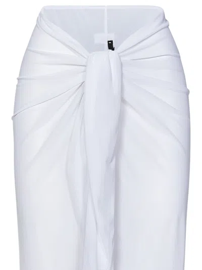 Shop Fisico Cristina Ferrari Fisico Skirt In White