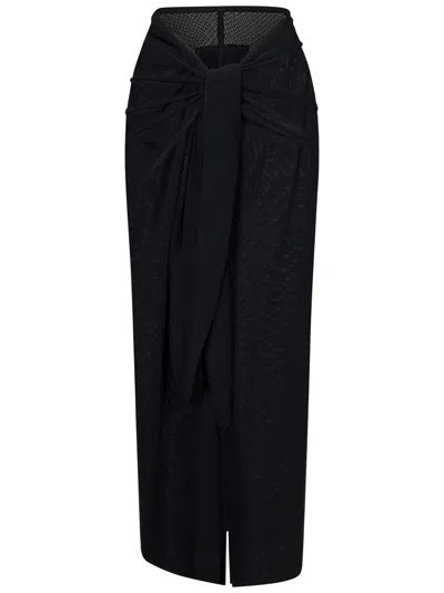 Shop Fisico Cristina Ferrari Fisico Skirt In Black