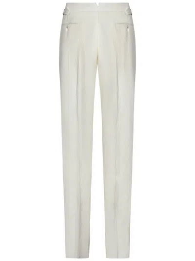 Shop Ralph Lauren Trousers In White