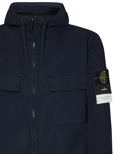 Shop Stone Island Jacket In Blue