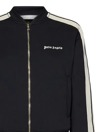 Shop Palm Angels Track Jacket In Black