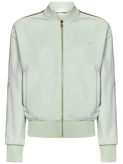 Shop Palm Angels Track Jacket In Green