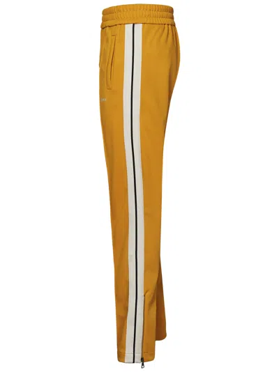 Shop Palm Angels Classic Logo Track Trousers In Orange