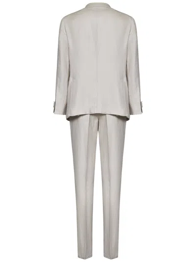 Shop Boglioli Suit In White