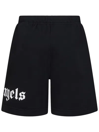 Shop Palm Angels Kids Shorts In Black