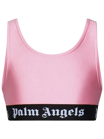 Shop Palm Angels Kids Top In Pink