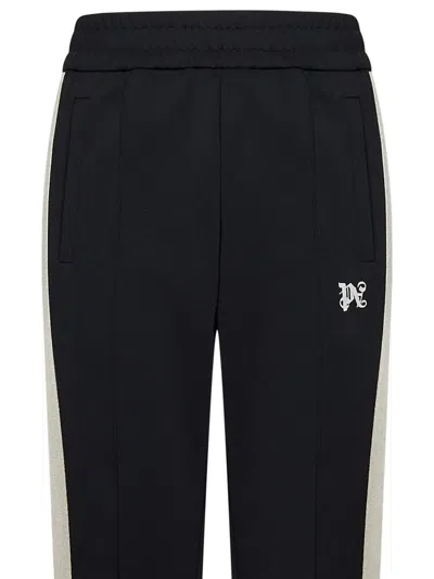 Shop Palm Angels Monogram Track Trousers In Black