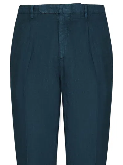 Shop Boglioli Trousers In Blue