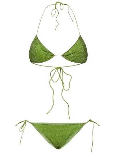 Shop Oseree Osèree Lumière Bikini In Green
