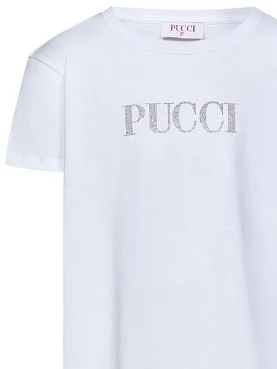 Shop Pucci Emilio Kids T-shirt In White