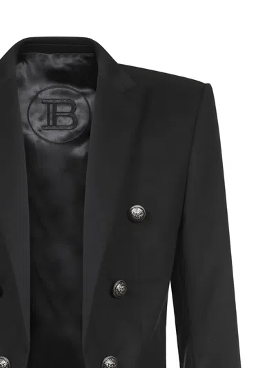 Shop Balmain Paris Blazer In Black