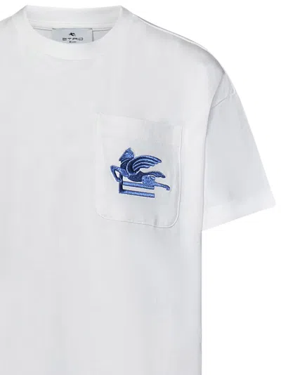Shop Etro Kids T-shirt In White