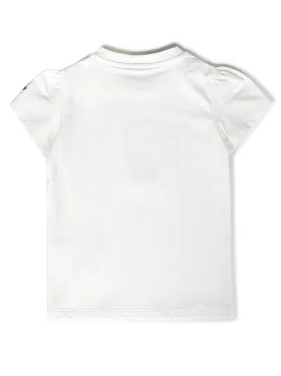 Shop Moncler Enfant T-shirt In White