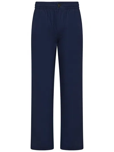 Shop Polo Ralph Lauren Kids Trousers In Blue