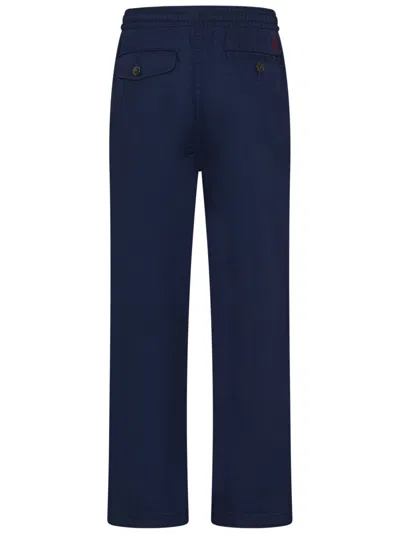 Shop Polo Ralph Lauren Kids Trousers In Blue
