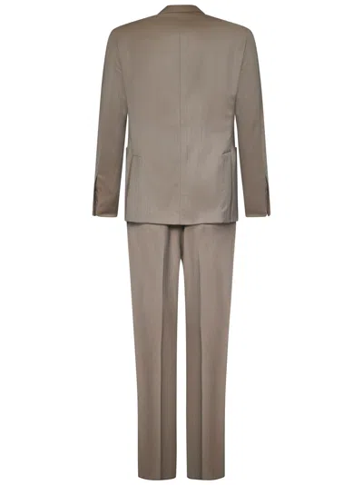 Shop Drumohr Suit In Beige