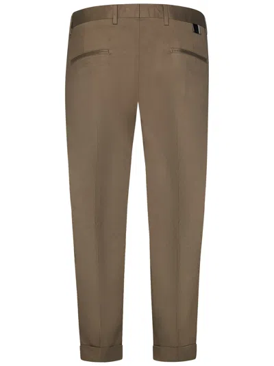 Shop Low Brand Cooper T1.7 Trousers In Brown