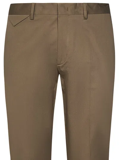 Shop Low Brand Cooper T1.7 Trousers In Brown