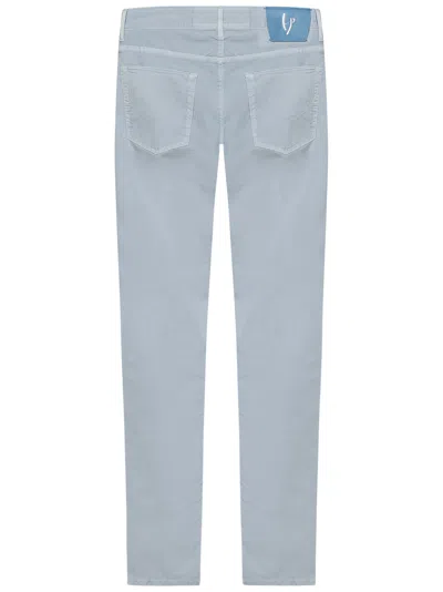 Shop Hand Picked Handpicked Orvieto Trousers In Clear Blue