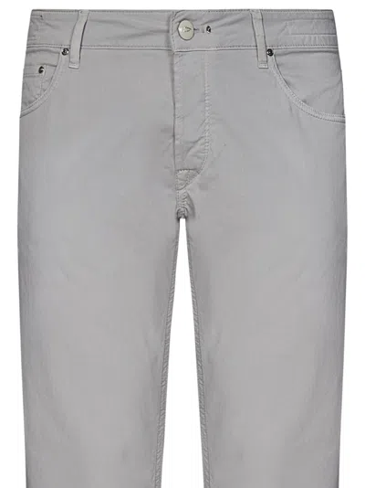 Shop Hand Picked Handpicked Orvieto Trousers In Grey