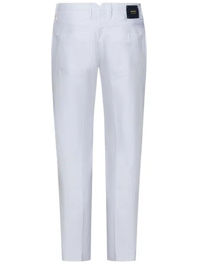 Shop Incotex Trousers In White