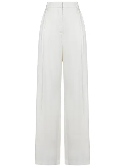 Shop Alexander Mcqueen Trousers In White