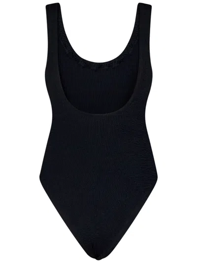 Shop Reina Olga Ruby Scrunch Swimsuit In Black
