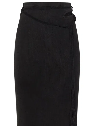 Shop Ottolinger Skirt In Black