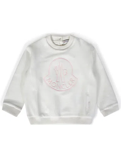 Shop Moncler Enfant Sweatshirt In White