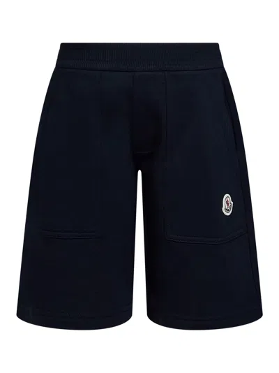 Shop Moncler Enfant Shorts In Blue