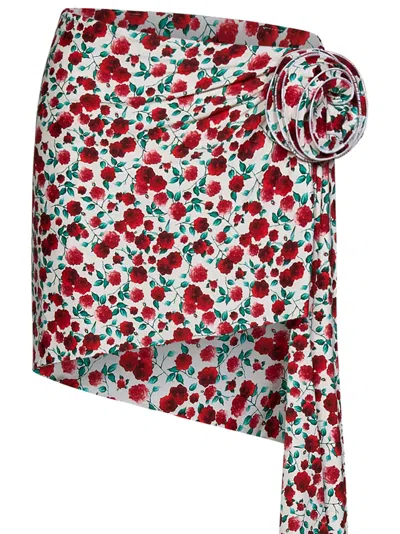 Shop Magda Butrym Skirt In Multicolour