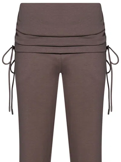 Shop Adidas By Stella Mccartney Trousers In Grey