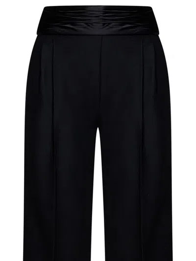 Shop Laquan Smith Trousers In Black