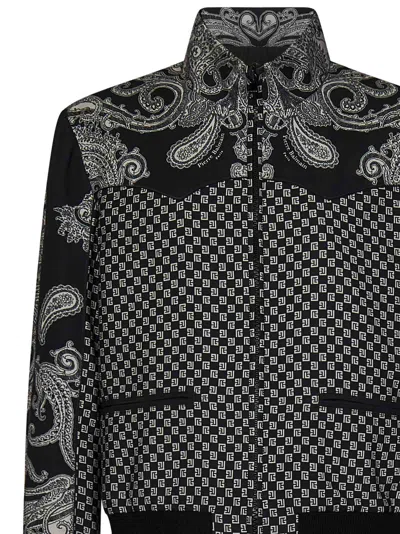 Shop Balmain Paris Jacket In Black